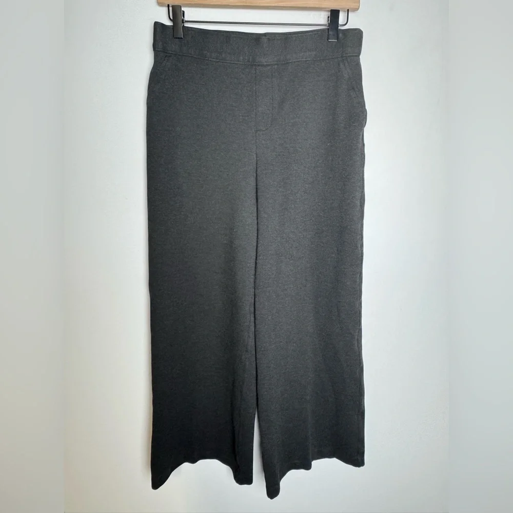 Spanx charcoal gray wide leg pant - Picture 2 of 7